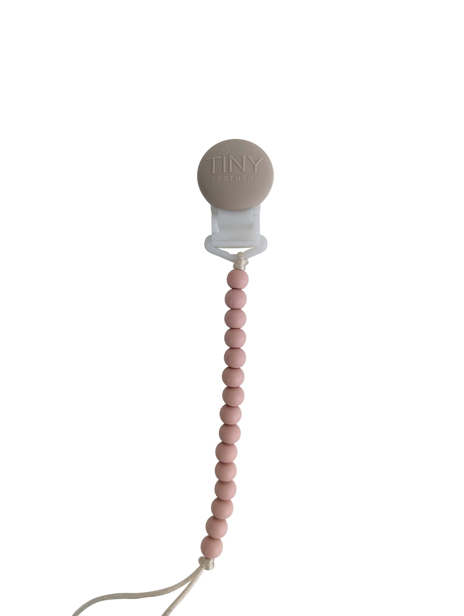 Blush Signature Pacifier Clip Silicone