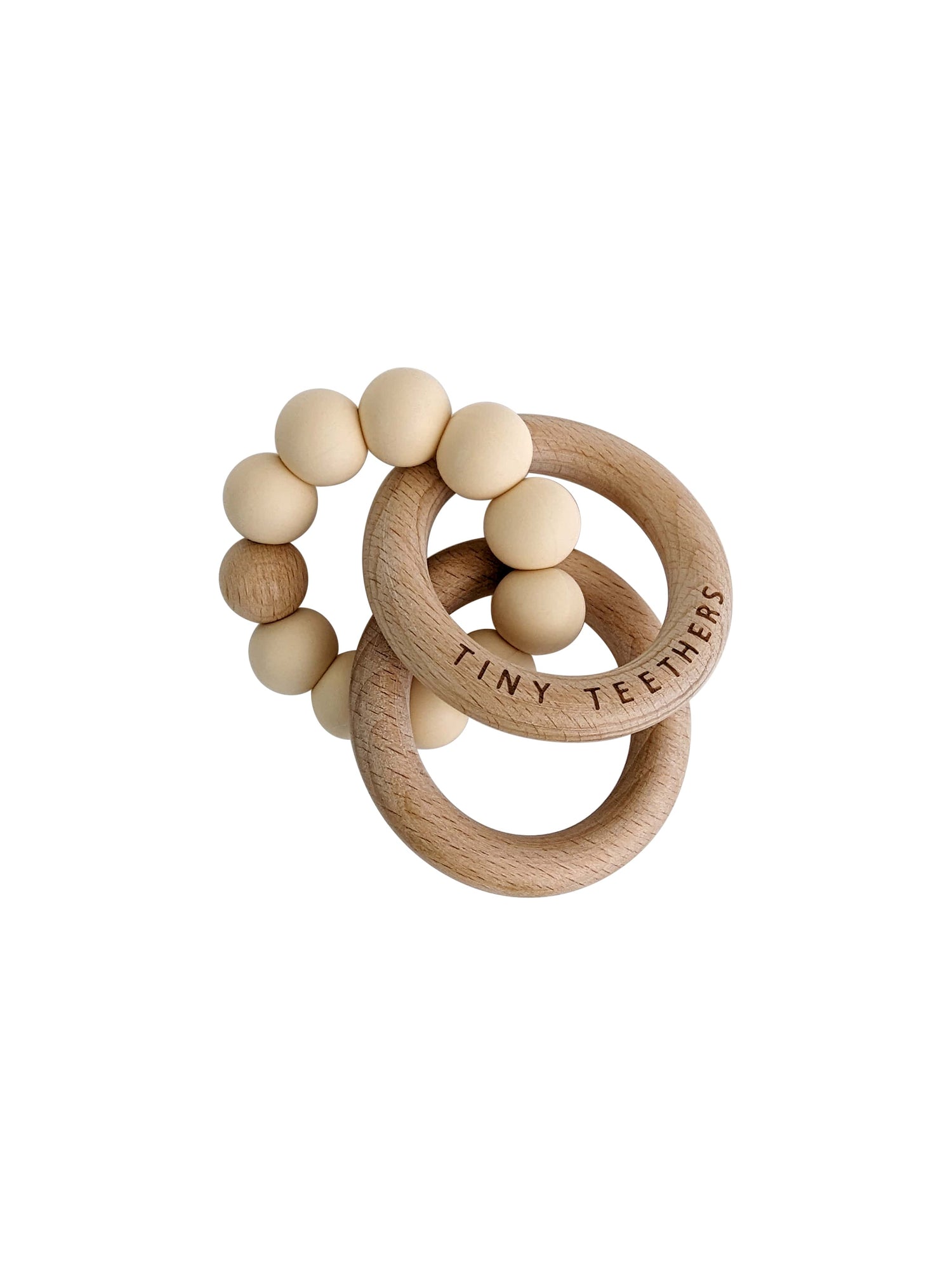 Ivory Rattle Teether Rings