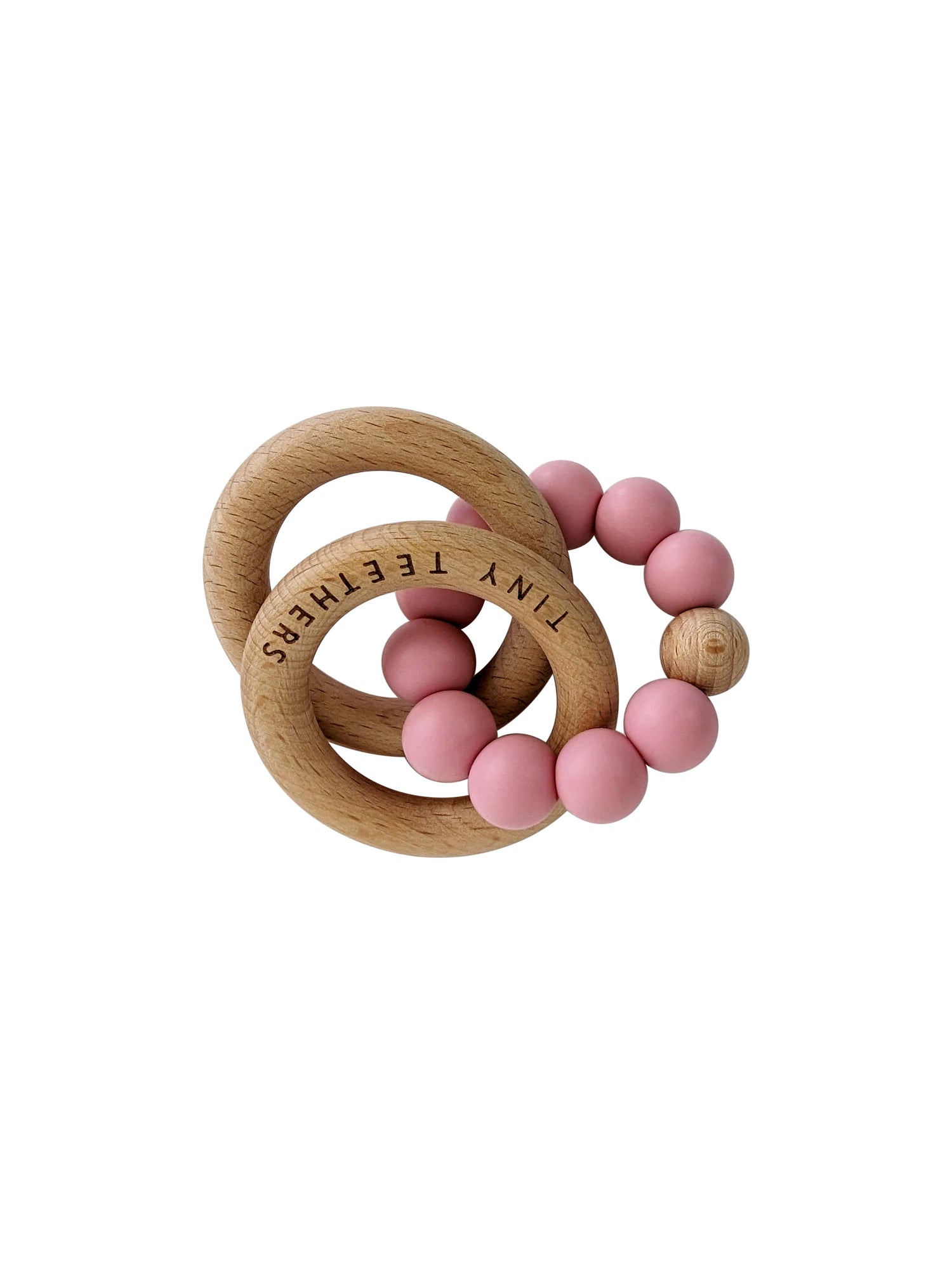 Rose Rattle Teether Rings