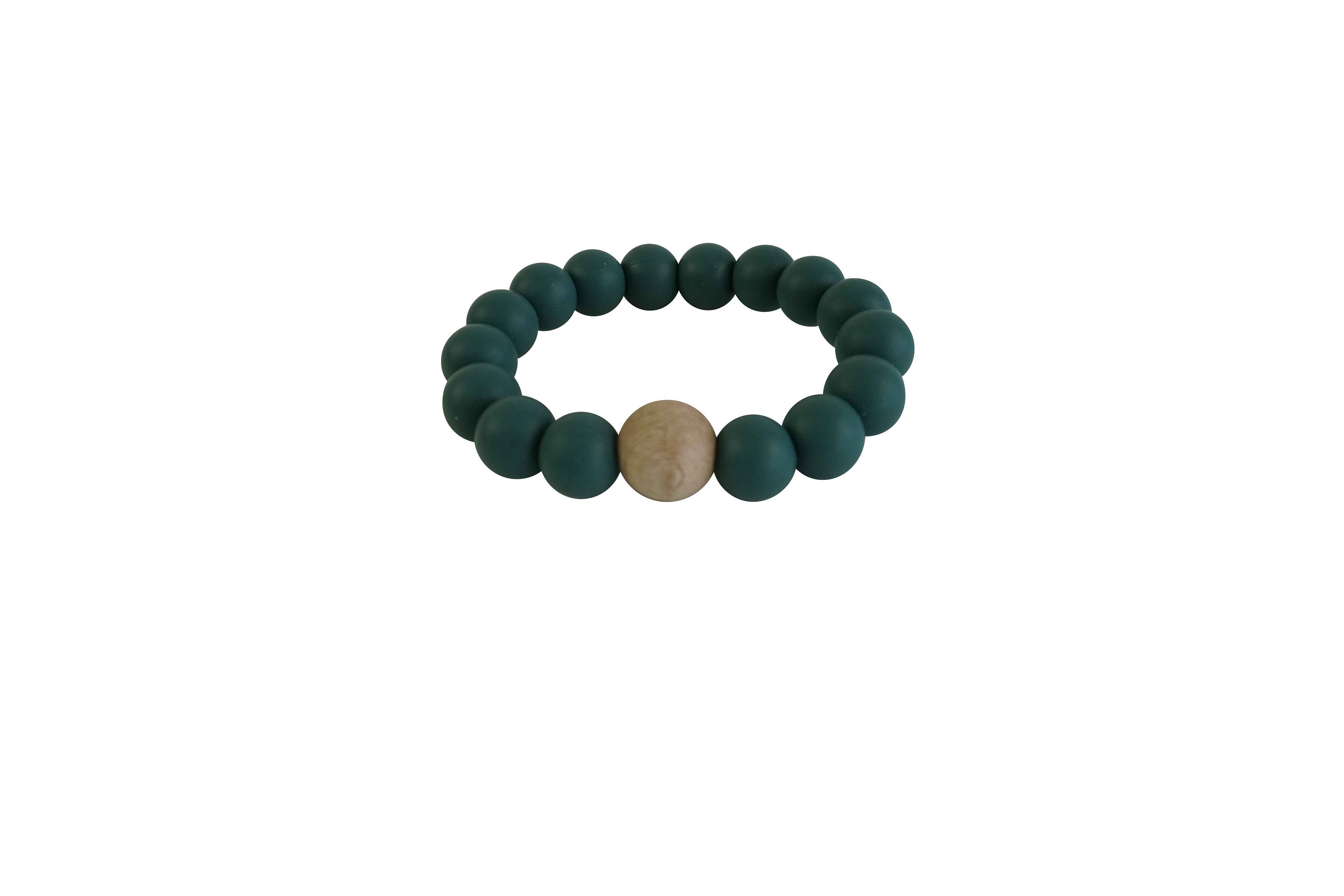 Pine blue mini teething ring