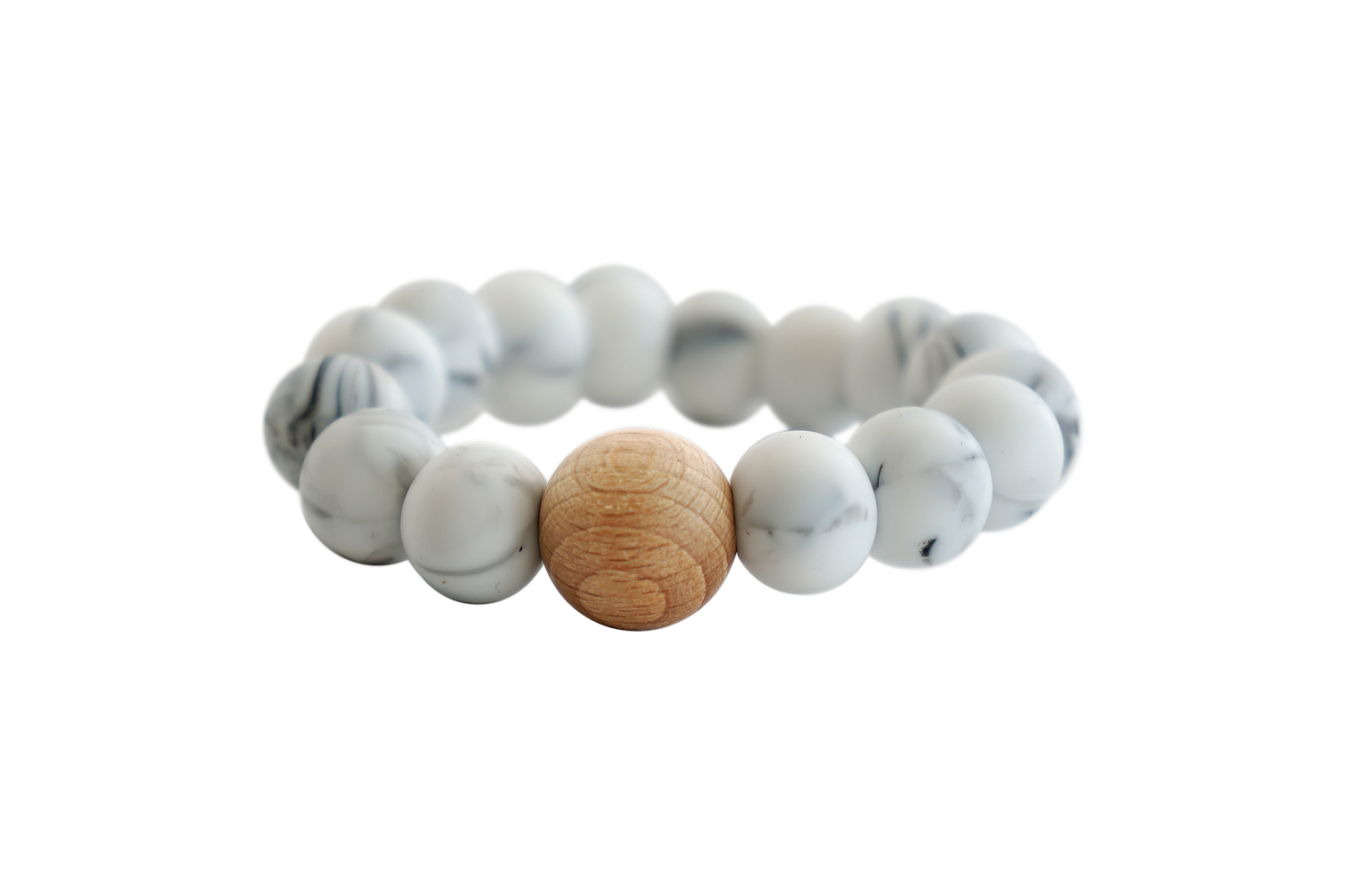 marble mini teething ring