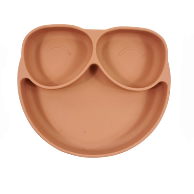 terracotta silicone suction baby plate