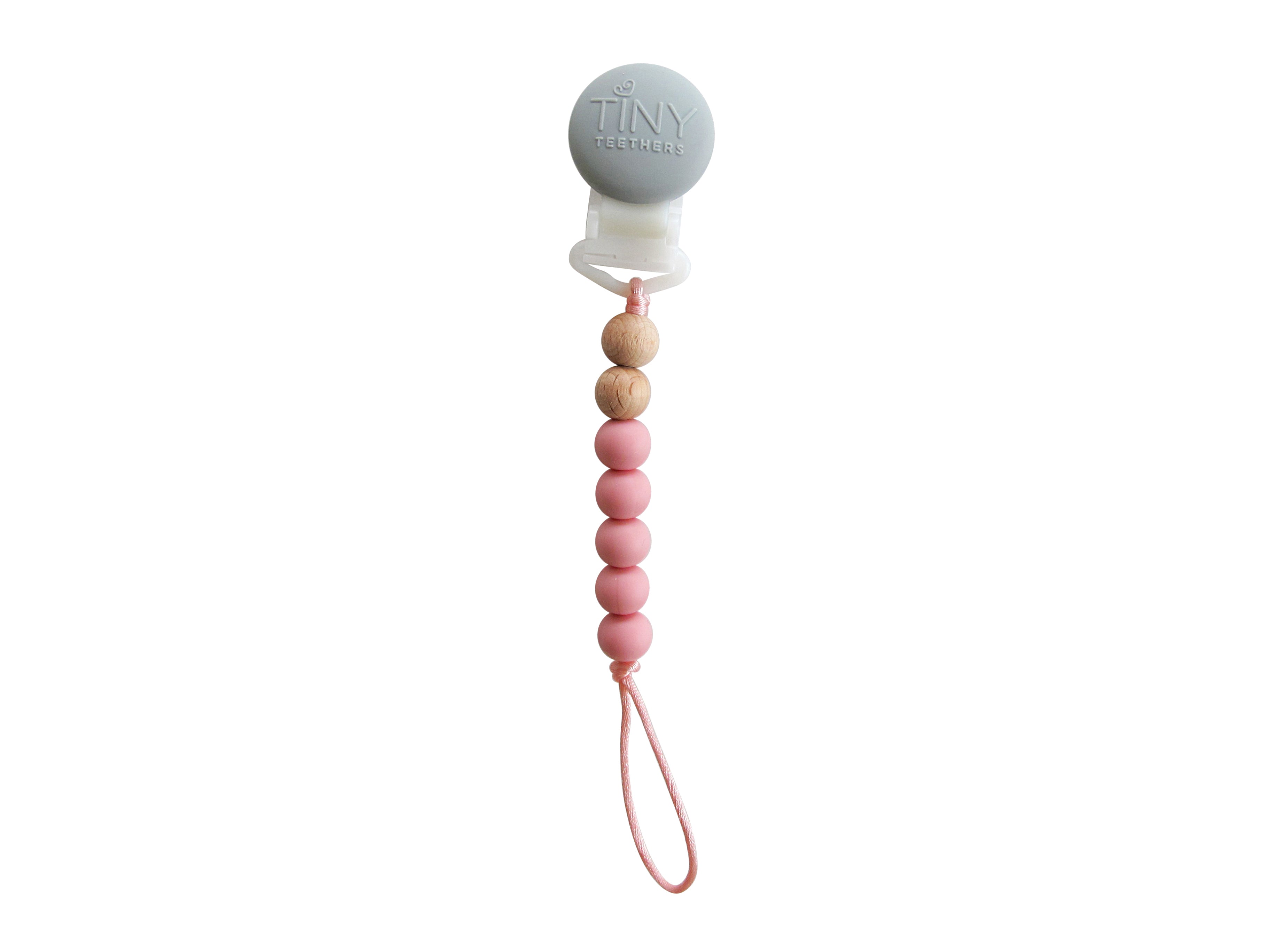 Rose mini pacifier clip