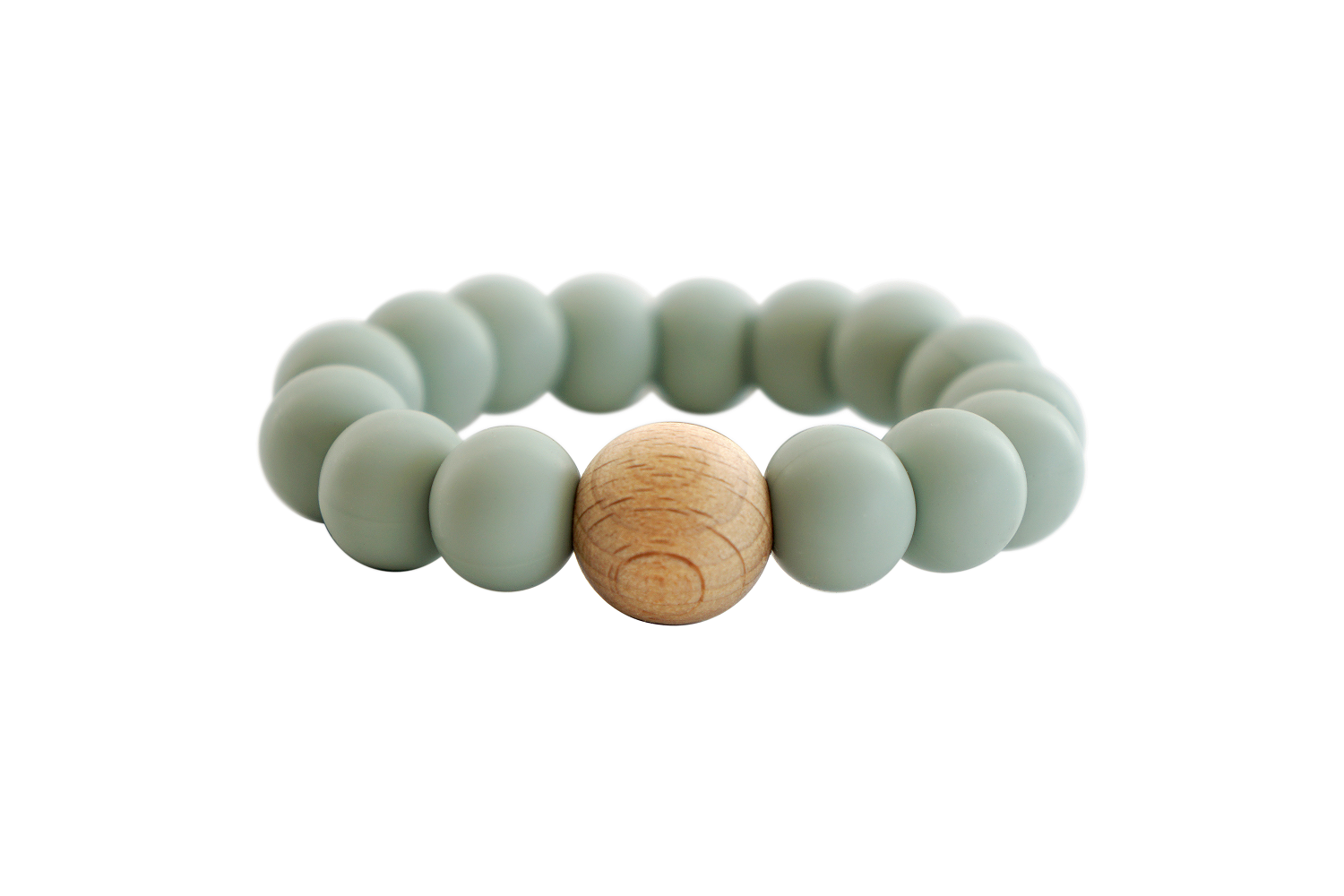 sage mini teething ring