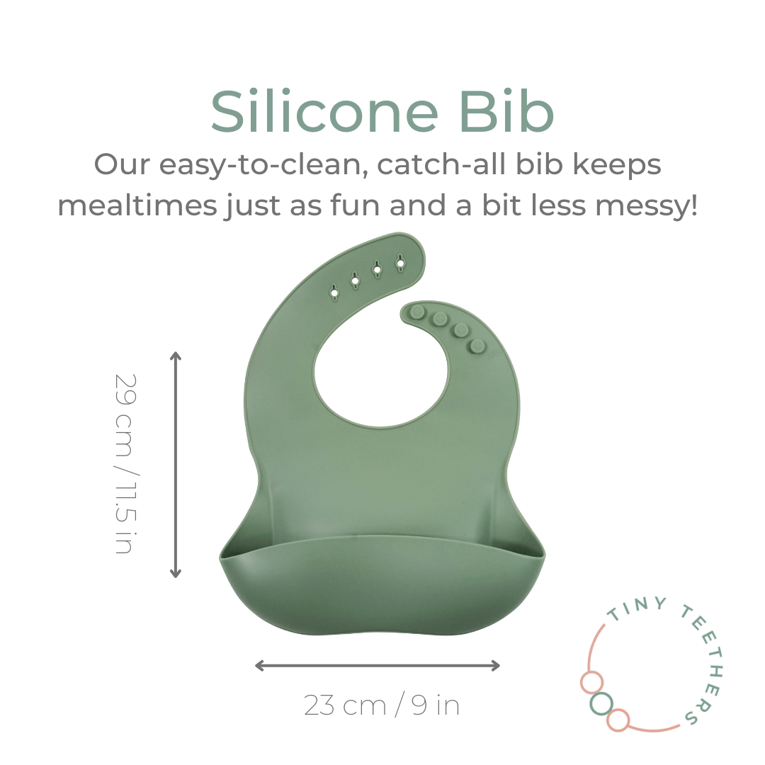 Silicone Bib | Baby & Toddler - Tiny Teethers