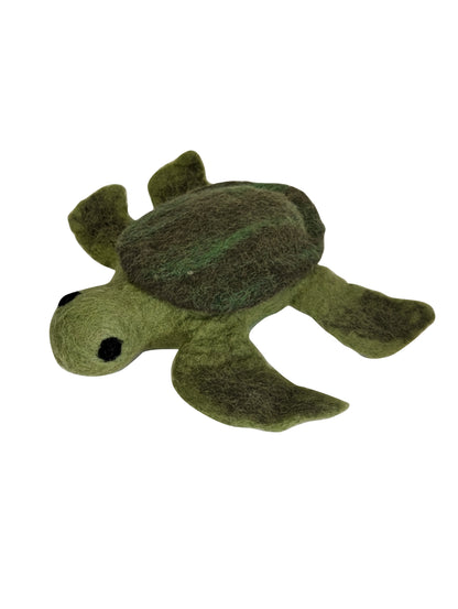 Handcrafted Felted Turtle